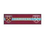 WEST HAM UNITED FOOTBALL CLUB LONG BAR RUNNER MAT