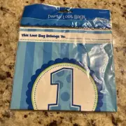 Sweet Little Cupcake Boy Blue Lil' 1st Birthday Party Favor Sacks Loot Bags