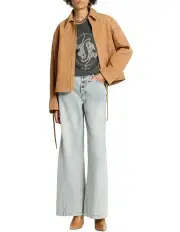 [Sass & Bide] Daybreak Suede Jacket in Tobacco