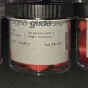 Fil-Tec Magna-Glide Delights Style L 72yd Pre-wound Bobbins Cherry 20 PerJar NEW