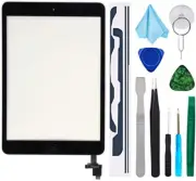 T Phael Black Digitizer Repair Kit for iPad Mini 1&2 A1432 A1489 Touch Screen...