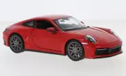 Welly Porsche 911 Carrera 4S (992) Red 2019 1:24