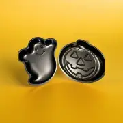 NEW Lot KAISER Halloween JackOLantern Pumpkin Ghost Metal Baking Cake Pans