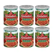Contadina Crushed Tomatoes 28 oz Pack of 6 Cans