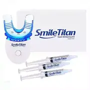 Smile Titan Teeth Whitening Kit, Teeth Whitening Gel with 5x LED Accelerator