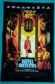 'Hotel Artemis' Movie Poster (2018) - 17" x 11" ***NEW***