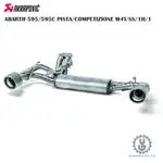 AKRAPOVIC ABARTH 595/595C PISTA/COMPETIZIONE M-FI/SS/1H/1→YG