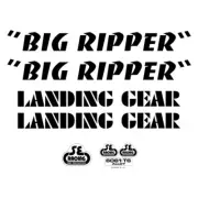 SE BIKES DECAL SE BIKES SET BIG RIPPER BK