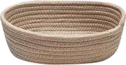 Cute Baskets for Storage, Storage Bins Small Woven Baskets, Small Laundry Basket Organizer for Towels, Blanket, Toys, Clothes, Pet Cats,