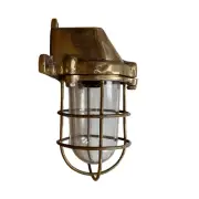 Red Brass Bulkhead Sconce