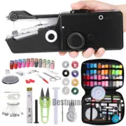 Mini DIY Portable Sewing Machine Tailor Stitch Hand-held Home Travel Cordless A+
