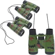 [Ciieeo] 3pcs Boys and Girls Camouflage Binoculars Mini Compact Handheld Toys for Outdoor Accessories