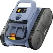 2025 New Pool Vacuum, Robotic Pool Cleaner Wall Climbing Pool Robot Vacuum, Sonar Navigation Above Ground and Inground Pools, Up to 180 Mins Run time Brushless Motor, up to 2000 Sq.ft