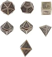 7Pcs Polyhedral Dice Set Board Game Dice for D20 D12 D10 D8 D6 D4 Table Game