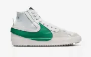Sz 9.5 - Nike Blazer Mid '77 Jumbo Summit White Green DR8595-100