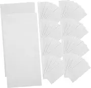 SEWACC 120pcs Coin Money Packet Envelopes Self-Adhesive Savings Challenge Envelopes Small Paper Cash Blank Decorative