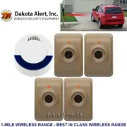 DAKOTA ALERT DCMA-4000 WIRELESS MOTION DRIVEWAY SECURITY ALARM - 4 SENSORS