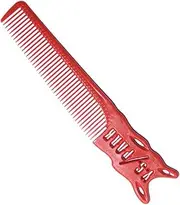 YS Park 209 Barber Comb - Red