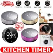 Magnetic Digital Kitchen Timer Countdown Cooking Loud Alarm Stopwatch LED 0-90DB