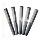 1x Plastic Resin Hair Comb Brush Cosmetic Rectangle Black 17cm (B0087578)