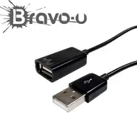 在飛比找momo購物網優惠-【Bravo-u】1M USB 2.0 G.手機充電傳輸延長