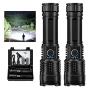 Rechargeable Flashlights, 2000 Lumens Super Bright LED Flashlights High Lumen...