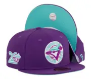 New Era Toronto Blue Jays Grape Soda 59FIFTY Fitted Hat Exclusive Cap SIZE 7 3/8