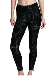 Dkny Sport Women's Amaryllis Printed High-Rise Leggings S