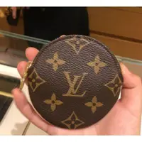 在飛比找蝦皮購物優惠-二手 精品 LV M61926 圓形零錢包 經典 花紋 鑰匙