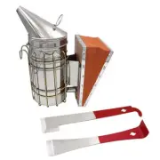 3Pcs Beekeeping Tools Kit For Beekeeper Bee Hive Smoker J Hook Hive Tools with
