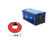 Kings 300Ah Lithium LiFePO4 Battery Prismatic cells + 50A 6m Wiring Kit 6 AWG