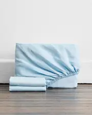 Coast 100% French Flax Linen Fitted Sheet Set
