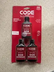 Code Red Whitetail Doe Estrous 2 Oz Bottles 3-pack New