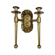 Elegant Wall Hanging Candle Holder European Styles Vintage Wall Sconce Metal Candlestick for Living Room Lighting Decors 24W337GT