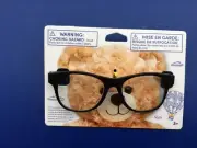 Build a Bear Teddy Bear Accessory - Black Frame Rimmed Glasses - New
