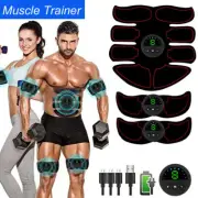 EMS Fitness ABS Muscle Stimulator Toner Wireless Massager Abdominal Trainer Body