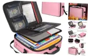 Fireproof Document Bag with Lock (17 x 11.8 x 5 inch), X-Large Lovey Rose