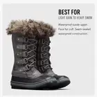 Sorel Joan of Arctic Boots for Women, Size 8.5- Quarry/Black