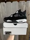 Size 9.5 - Air Jordan 4 Retro White Thunder