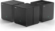 Dual-Band AX1800 WiFi 6 Mesh Wi-Fi System | Replaces Routers and Extenders | Covers up to 6,000 sq.ft. | 2 Gigabit Ports per Unit, Supports Ethernet Backhaul | (3-Pack)
