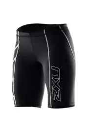 SALE | 2XU | Womens Compression Shorts ( Black / Silver )