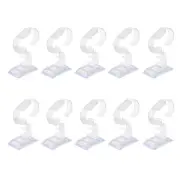 10 Pcs Watch Ring Display Stand Holders Velvet Monitor Riser