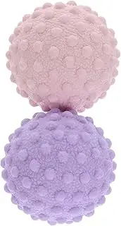 Soft Massage Balls for Foot Relief Yoga Compact Exercise Balls Roller Pink Purple