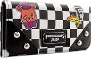 [Fazbear] Freddy Five Nights Lets Eat White ID & Card Tri-Fold Purse