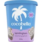 Cocobella Plant Based Lamington Coconut Yoghurt 500g