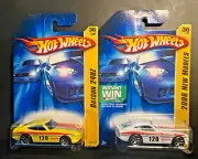Hot Wheels Datsun 2006 New Models White & Yellow versions (2)