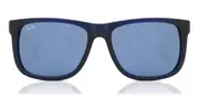 Ray-Ban RB4165 Justin 651180 Men's Sunglasses Blue Size 55