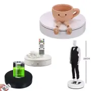 110-220V Electric Turntable Remote Control Speed 360° Rotating Display Stand