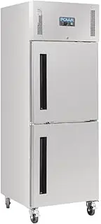 Polar G-Series Stable Door Gastro Upright Freezer, 600 Liter Capacity, Silver