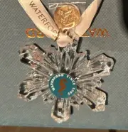 NEW Waterford Crystal Mini Snowflake Christmas Holiday Ornament